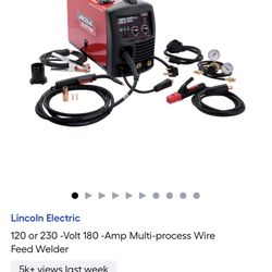 Lincoln Welder All But Brand New.   Lots Accessories 