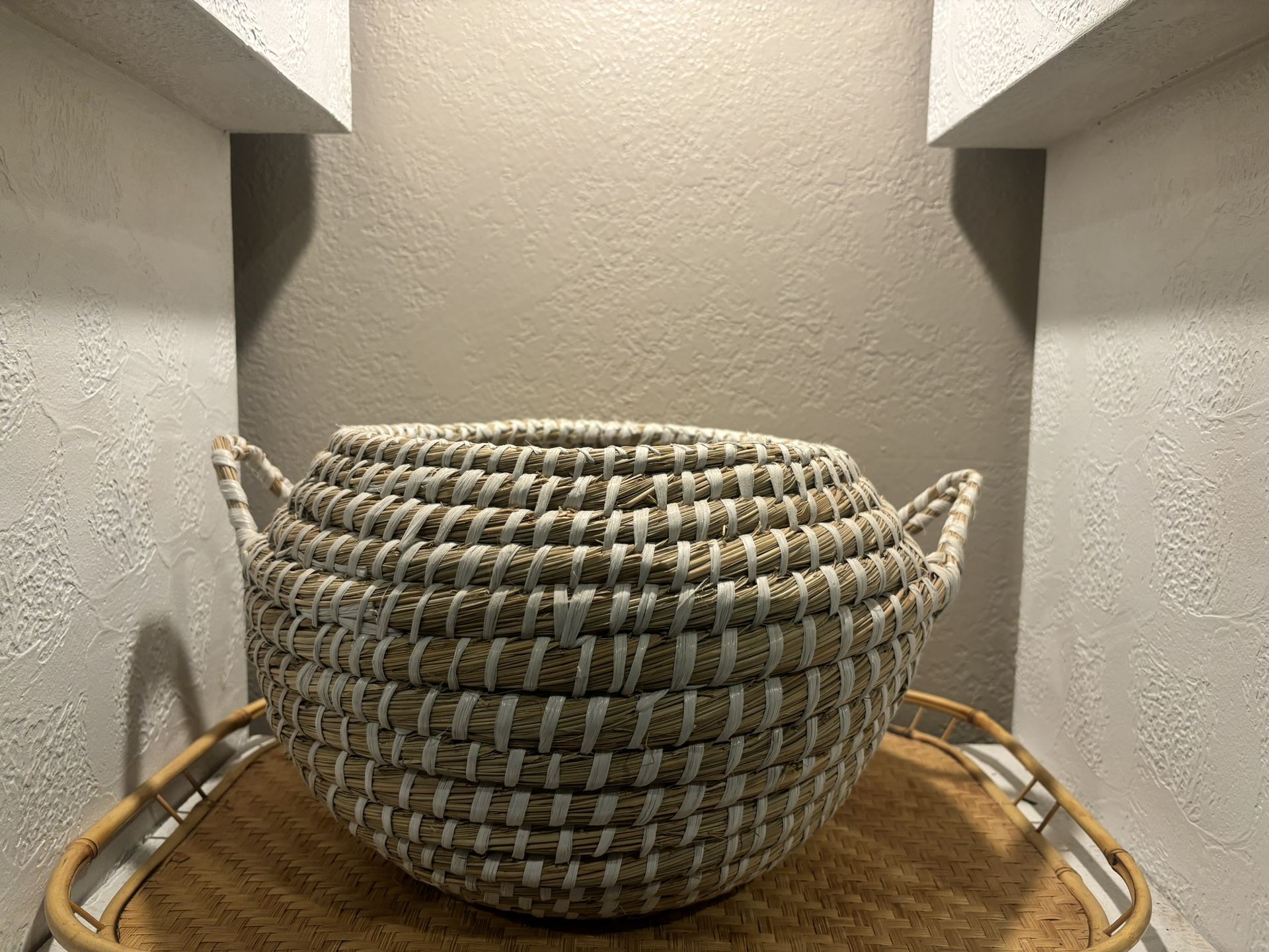 Boho Woven Planter/basket