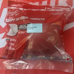  Milwaukee BOLT Red Type 1 Class E Front Brim Non-Vented Hard Hat with 4 Point Ratcheting Suspension