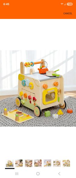 Brand New In Box Wooden Baby Walker 3-in-1 Push Toy for Toddlers