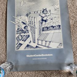 2 NIU Student Center Bookstore posters