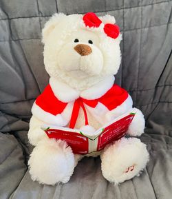2016 Macy’s Sound N Light Animatronics "Twas The Night Before Christmas" Talking Bear Plush
