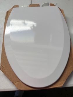 White  Toilet Seat with Lid