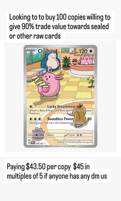 Chansey illustration rare
