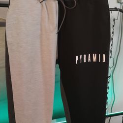 Black Pyramid Men’s L Black/Gray Sweatpants