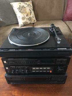 Vintage 1980s Kenwood rack system stereo system for Sale in Cranston ...