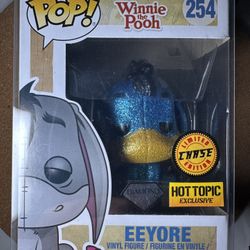 Funko Pop! Disney: Winnie the Pooh - Eeyore #254 (Diamond Glitter Chase) w/Protector