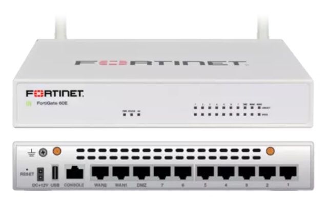 Fortinet FortiGate-60E / FG-60E NGFW Appliance, 10xGE RJ45