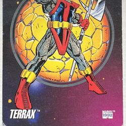 Terrax Supervillians Trading Card 1992 