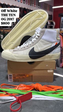 OFF White X Nike Blazer The TEN size 10 