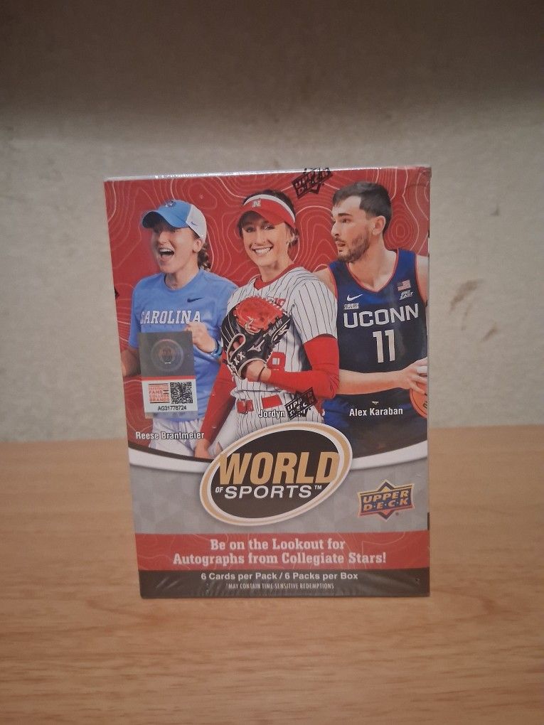 2025 Upper Deck World of Sports Volume 1 Blaster Box