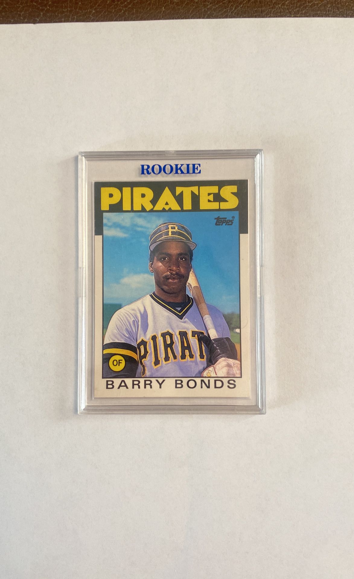 1986 Barry Bonds Topps Rookie