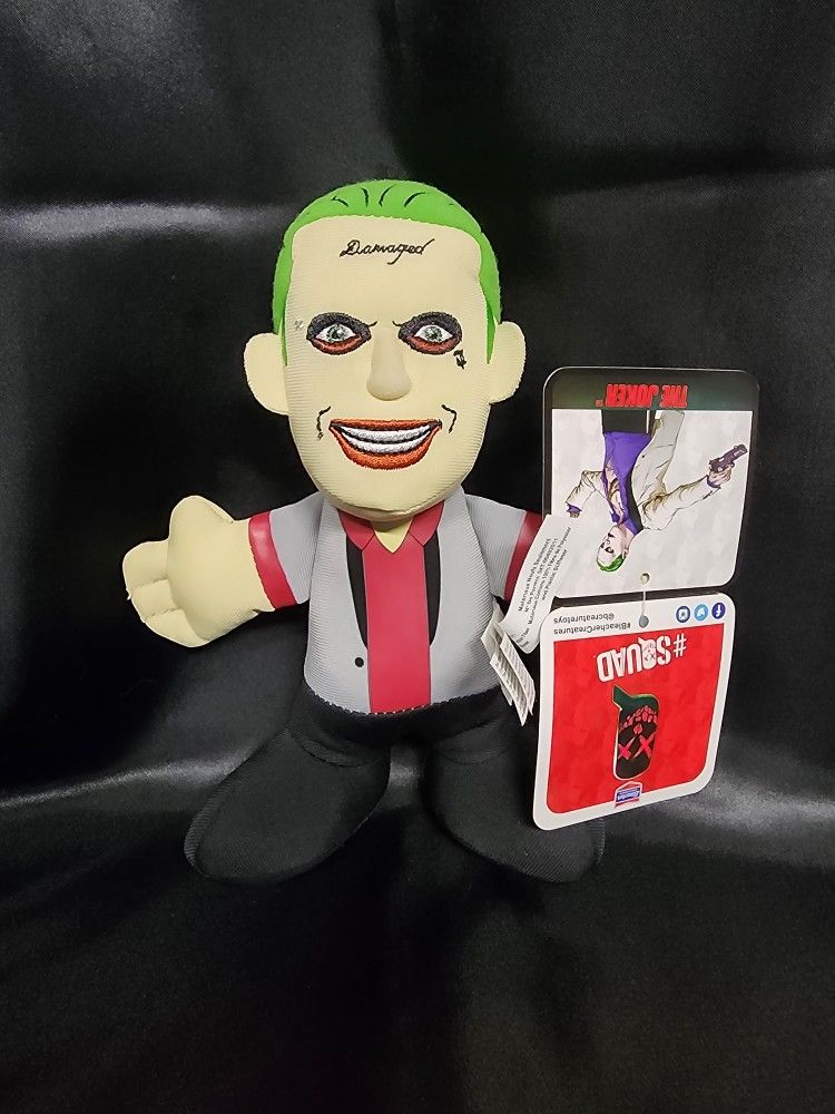 NEW Suicide Squad 7" Joker Plush Jared Leto NWT Bleacher Creature DC Comics