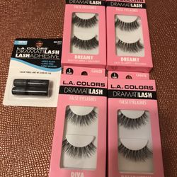 LA Colors Dramati False Eyelashes  Please Check My Other Postings 