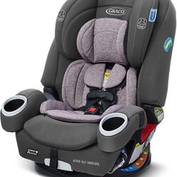 Graco 4Ever DLX SnugLock 4 in 1 Car Seat | Infant to Toddler Car Seat, with 10 Years of Use | Featuring Easy-Install SnugLock Technology, Leila , 21x1