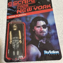 escape from new york snake plissken ReAction Figures NEW 