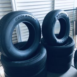 New 0-miles 245 70 R 18” Yokohama Geolander X-cv  Dot 2025 Off 2026 New Vehicle Take Off $399 Set Of 4