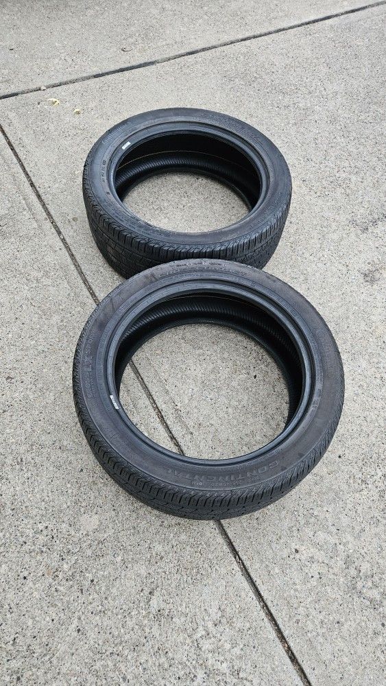 2 Continental Cross Contact LX Sport 255 / 45 / 20 Tires