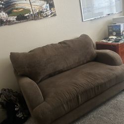 Brown Loveseat