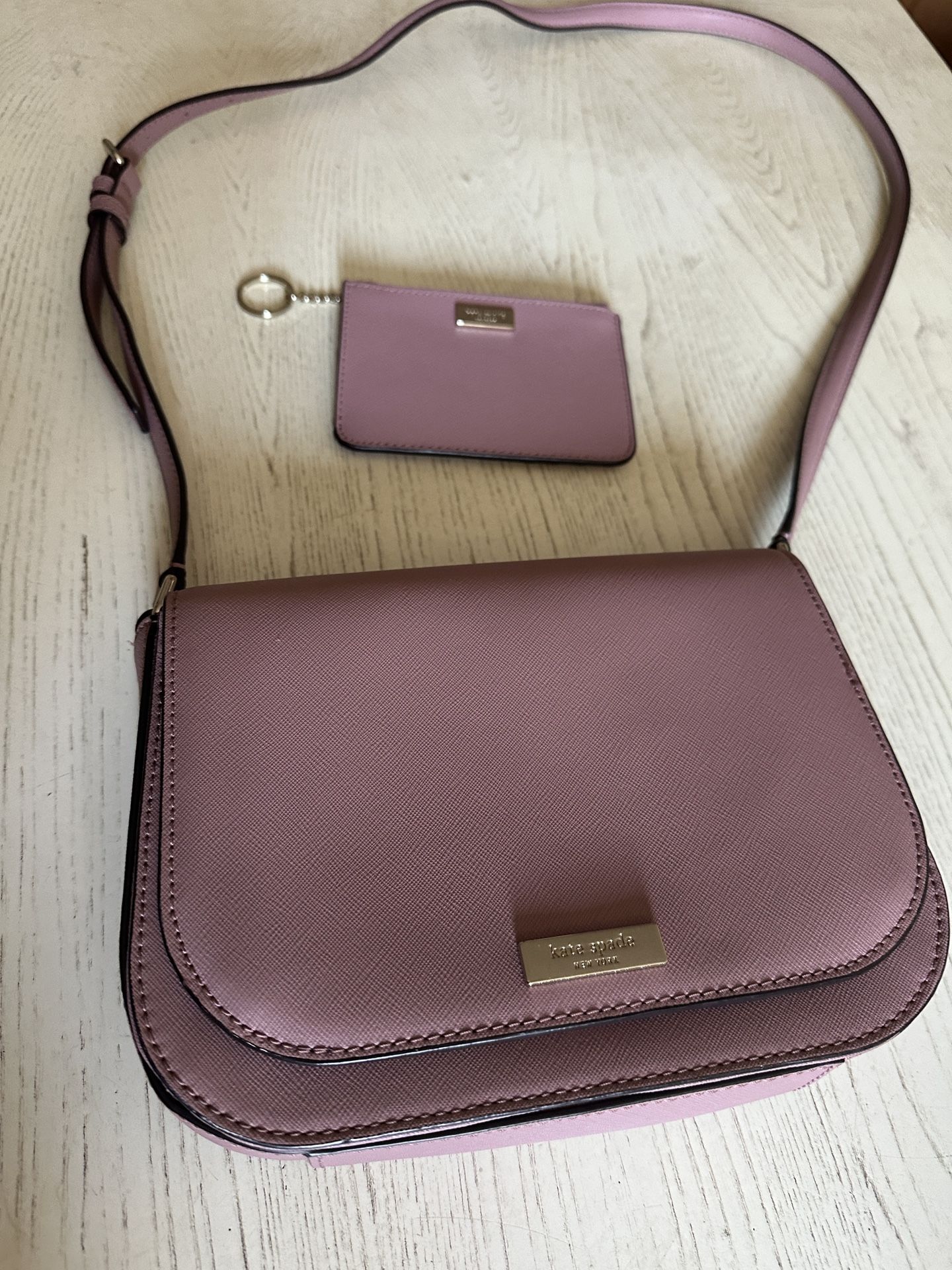 Vintage Kate Spade Crossbody Purse With Change And Credit Card Wallet.