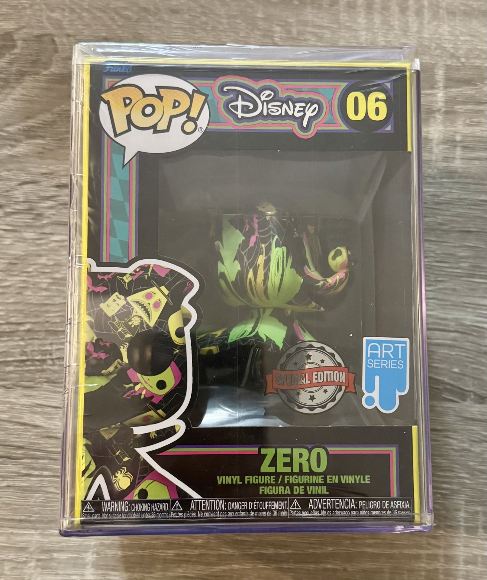 Funko Pop! Artist Series: Disney - Zero Black Light Series #06 Special Edition