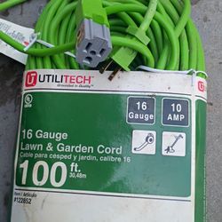 16 Gauge Lawn&Garden Cord 100ft