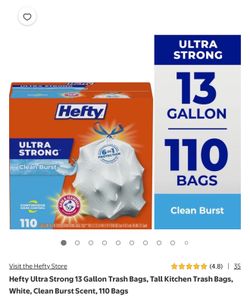 Trash bags  ultra strong