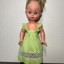 Vintage Italian Vinyl Doll 1974 Made in Italy