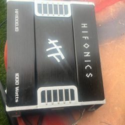 Hifonics 1000 Watts For Subwoofer 
