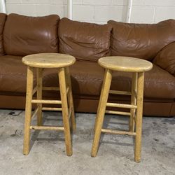 Wooden Stool Set