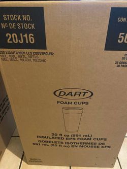 Dart Foam Cups 500 ct