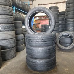 🔥 (4) 275 45 20 Bridgestone Alenza All Season Runflat Tires 