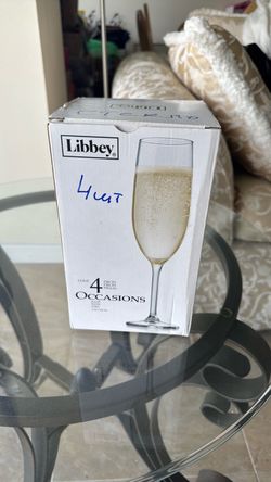 Libbey Occasions Champagne Flutes Set of 4