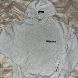 Fear Of God Essentials Light Oatmeal Hoodie