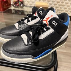 Jordan 3 Rare Air Black Blue Size 9 Men’s 