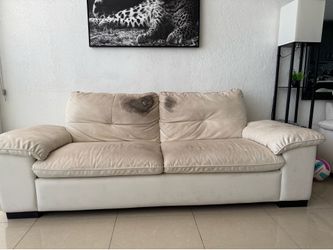 Leather couch