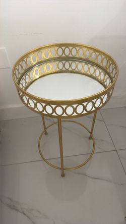 Gold Glass table