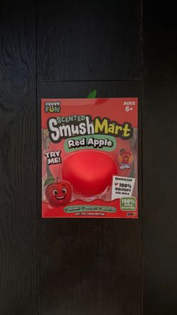 Smushmart Scented Red Apple NEW in box Crazy Fun RMS Squishy $18