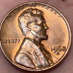 1968 S Minted Lincoln Penny 