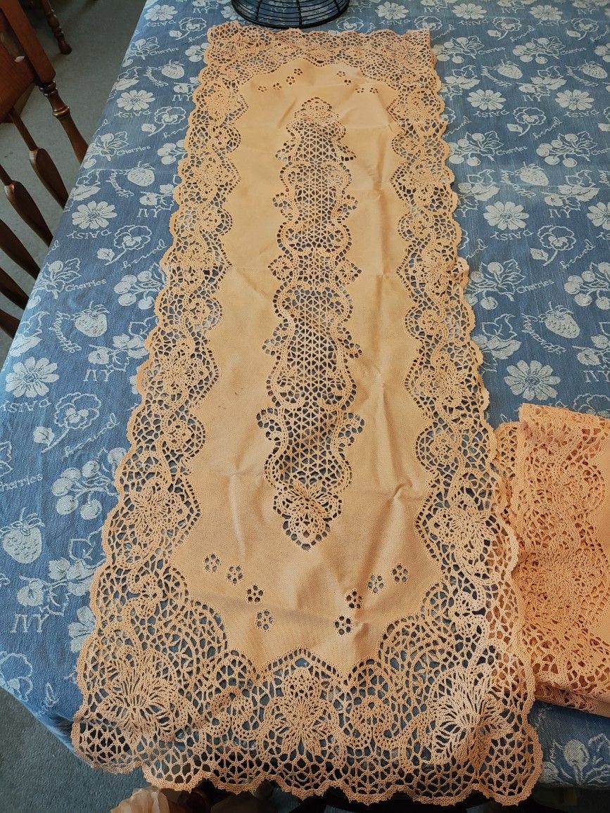 Large Plastic Runners. Kind Of Orange. Price For All (3)