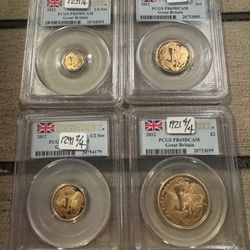 Great Britain 2012 4-set PCGS PR69