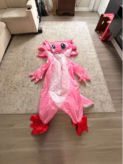 Inflatable Axolotl Costume, Hilarious Axolotl Suit, Full Body Air Blow Up Costumes for Halloween, Christmas, Parties