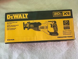 🟡⚫️DEWALT Reciprocating Saw: Tool Only, 1 1/8 in Stroke Lg, 3,200 Max. Strokes per Minute, Straight