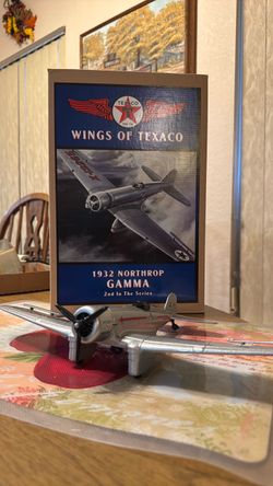 Wings of Texaco 1932 Northhrop Gamma piggy bank