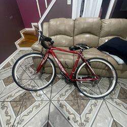 Red scott bicycle 