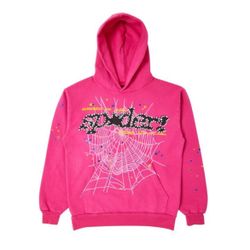 Sp5der “Pink” V2 Hoodie