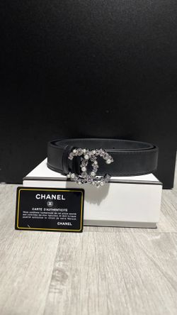 Black designer belt