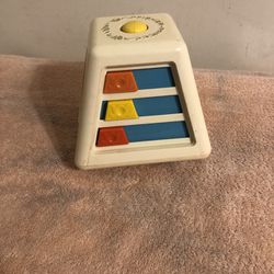 Vintage 1978 Fisher Price Turn & Learn Spinning Activity Cube #156 