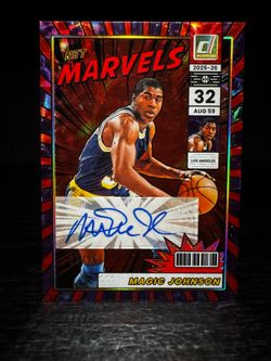 Donruss 2025-26 Magic Johnson | Marvel AUTO | 4/25