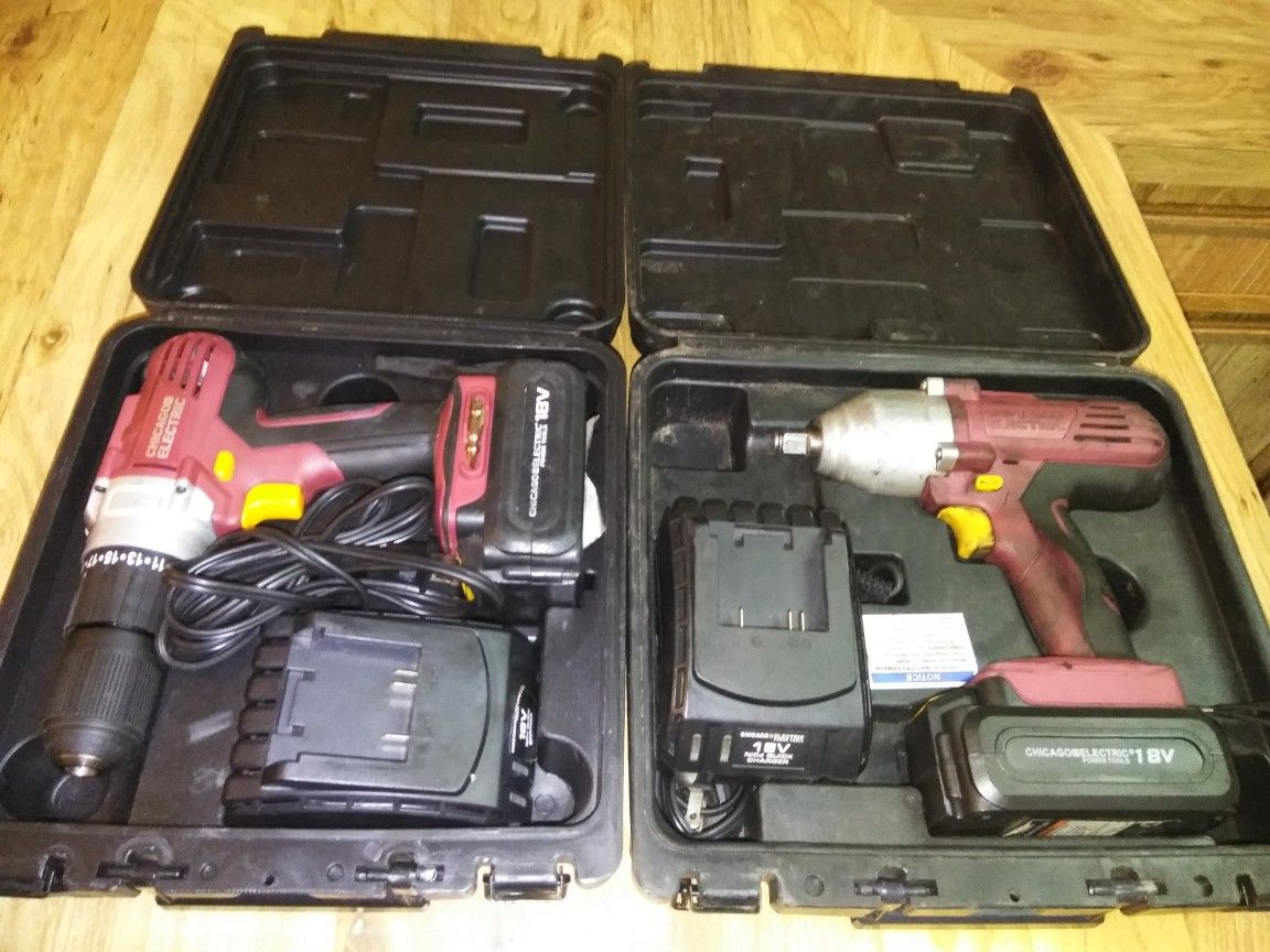 Impact wrench and power drill